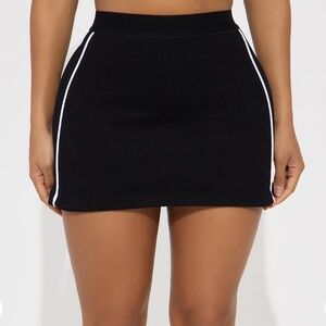 Fashion Nova Black Skorts with Chic Design